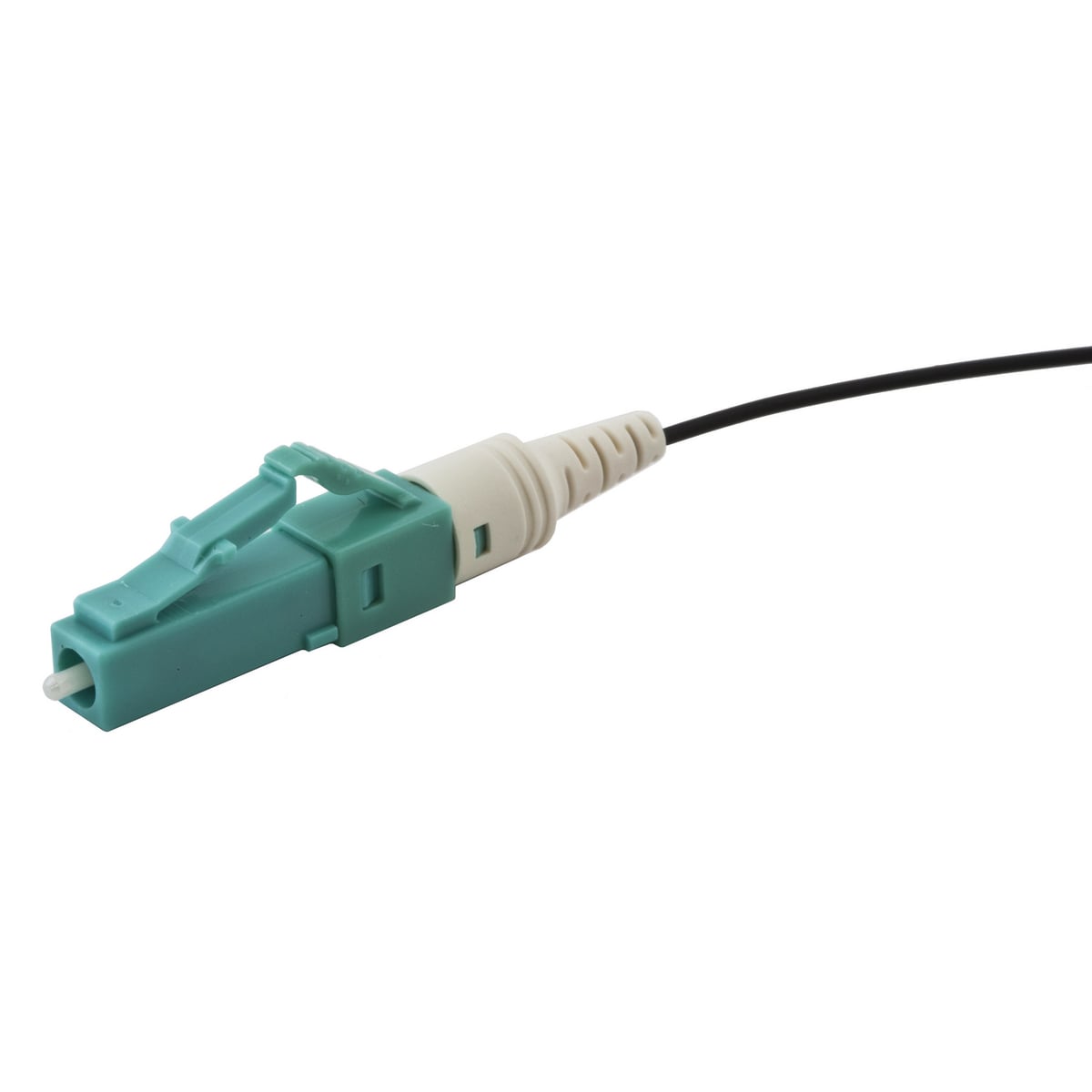 FCLC900K50GM12 Pre-Polished Fiber Optic Connector, LC Connector, 50/125 um OM3 Multi-Mode Fiber, 900 um, 1.5 mm Zirconia Ferrule