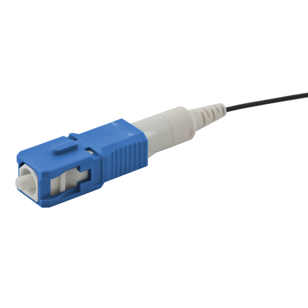 FCSC900KSM12 PROclick Pre-Polished Simplex Fiber Optic Connector, SC Connector, 125 um OS2 Single-Mode UPC Fiber, 900/250 um, Ceramic Ferrule, Fiber Termination Mounting