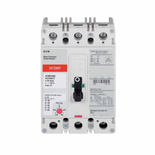 FDMP3100JL C FDMP Motor Protection Circuit Breaker, 600 V AC, 100 A, 35 kA Interrupt, 3 Poles