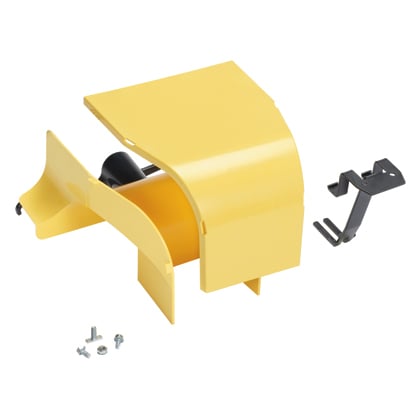 FiberRunner Spill-Over Fitting, 4x4, Yellow