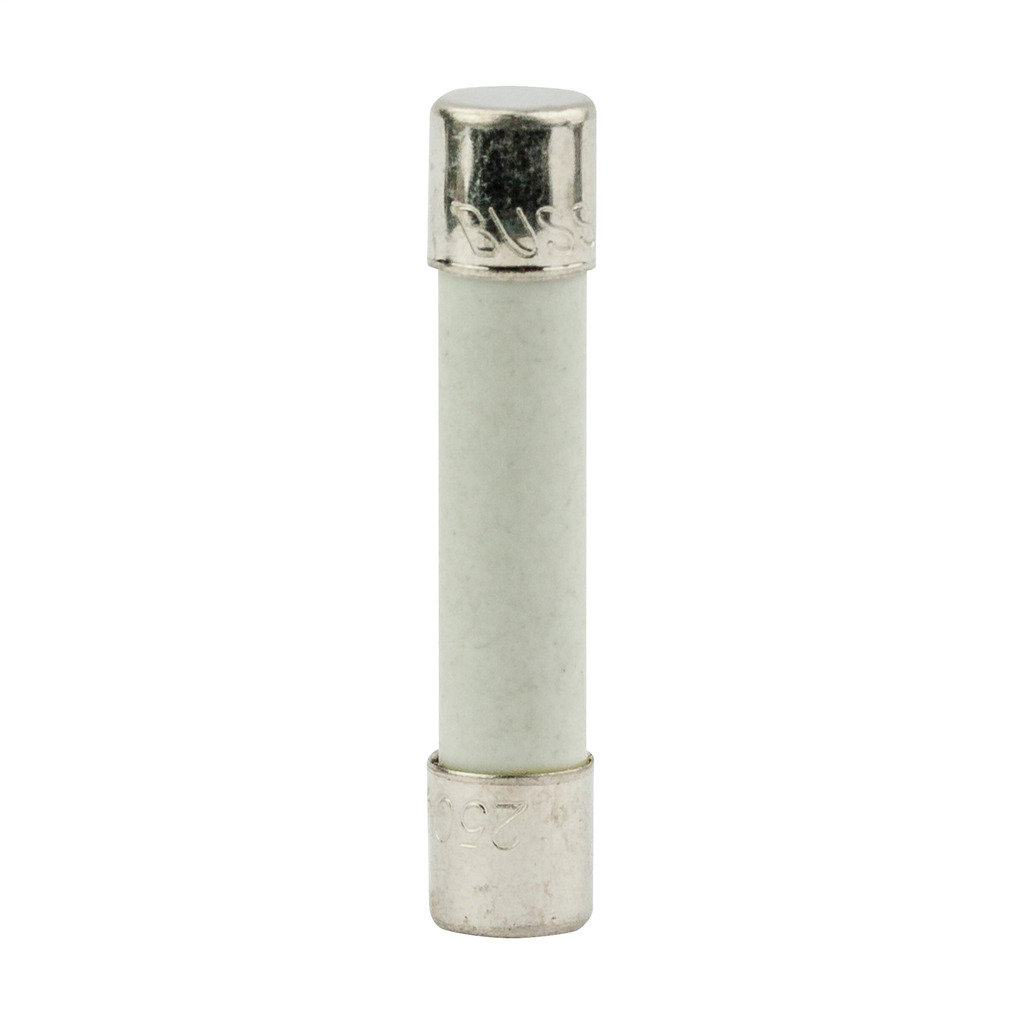 GBB-1-R Size 3AB Very Fast Acting Fuse, 1 A, 250 V AC/125 V DC, 200 A, 10 kA Interrupt, Cartridge Body