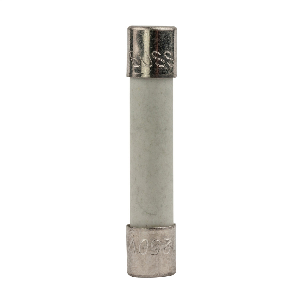 GBB-8-R Size 3AB Very Fast Acting Fuse, 8 A, 250 V AC/125 V DC, 200 A, 10 kA Interrupt, Cartridge Body