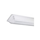 EPCO, Replacement Ribbed Acrylic Diffuser, Ribbed Diffuser, Lamp Type: Fluorescent, Material: Acrylic, Compatibility: 4-Foot GFF Series Light Fixture