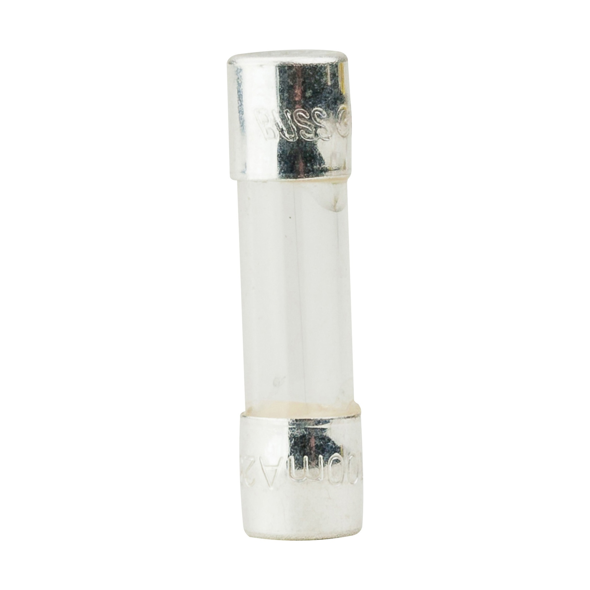 GMA-125-R Low Breaking Small Dimension Fast Acting Fuse With Silver Plated Brass End Caps, 125 mA, 250 V AC, 35 A, 10 kA Interrupt, Cylindrical Body