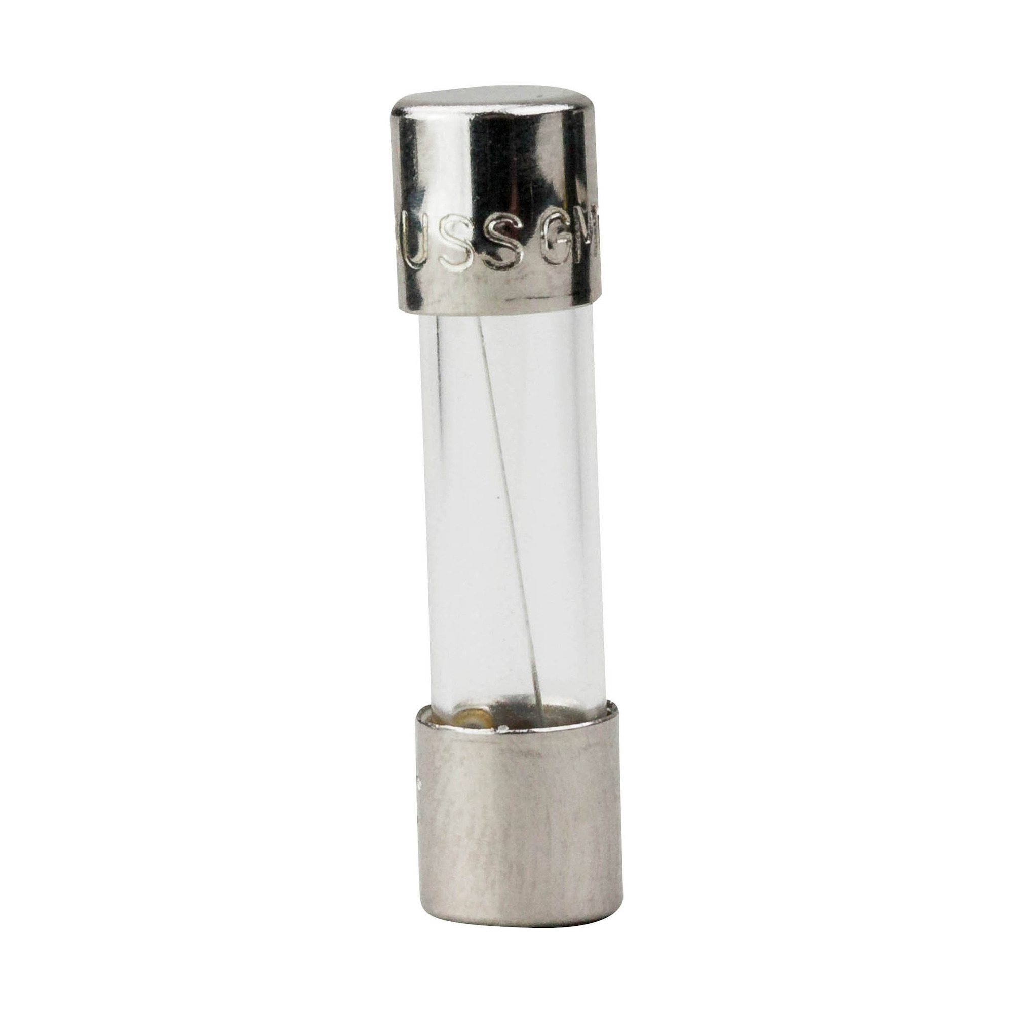 GMC-8-R Low Breaking Medium Time Delay Fuse With Nickel Plated Brass End Caps, 8 A, 125 V AC, 200 A, Cylindrical Body
