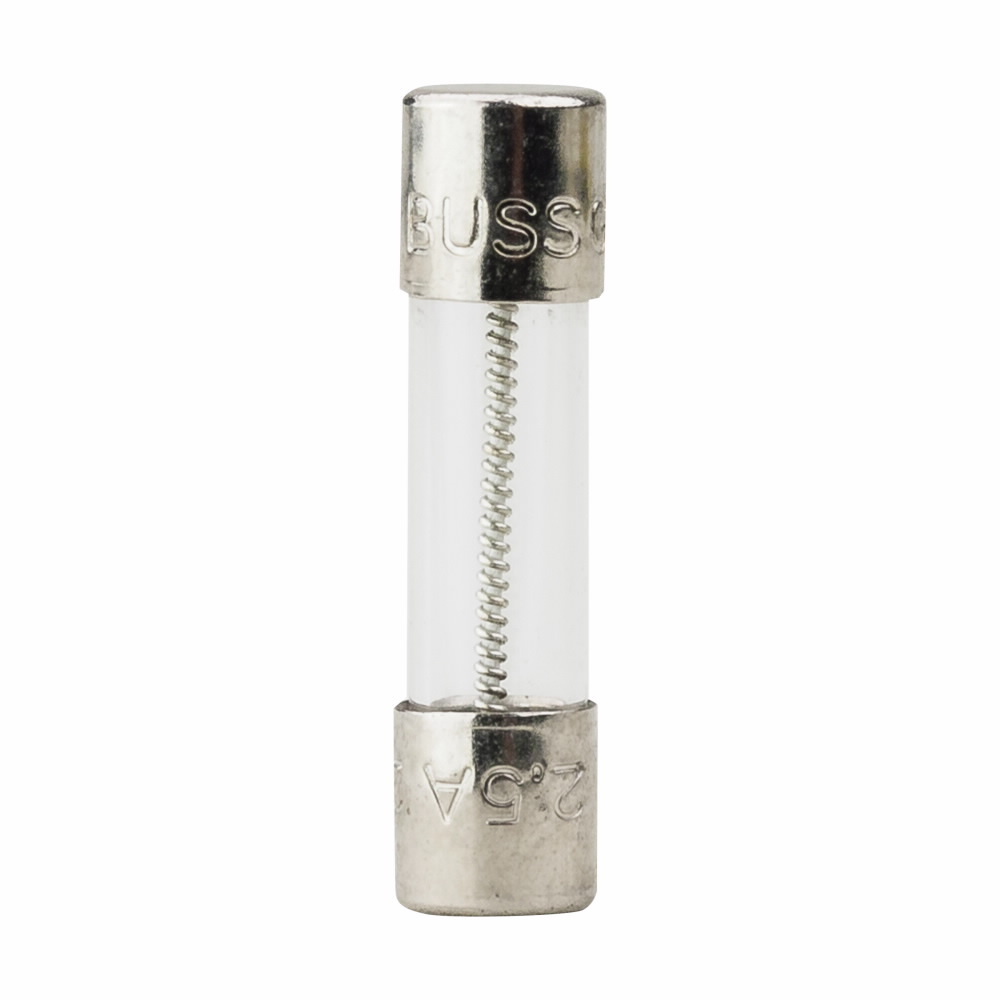 GMD-1.5-R Low Breaking Small Dimension Time Delay Fuse With Nickel Plated Brass End Caps, 1.5 A, 250 V AC, 100 A/10 kA Interrupt, Cylindrical Body