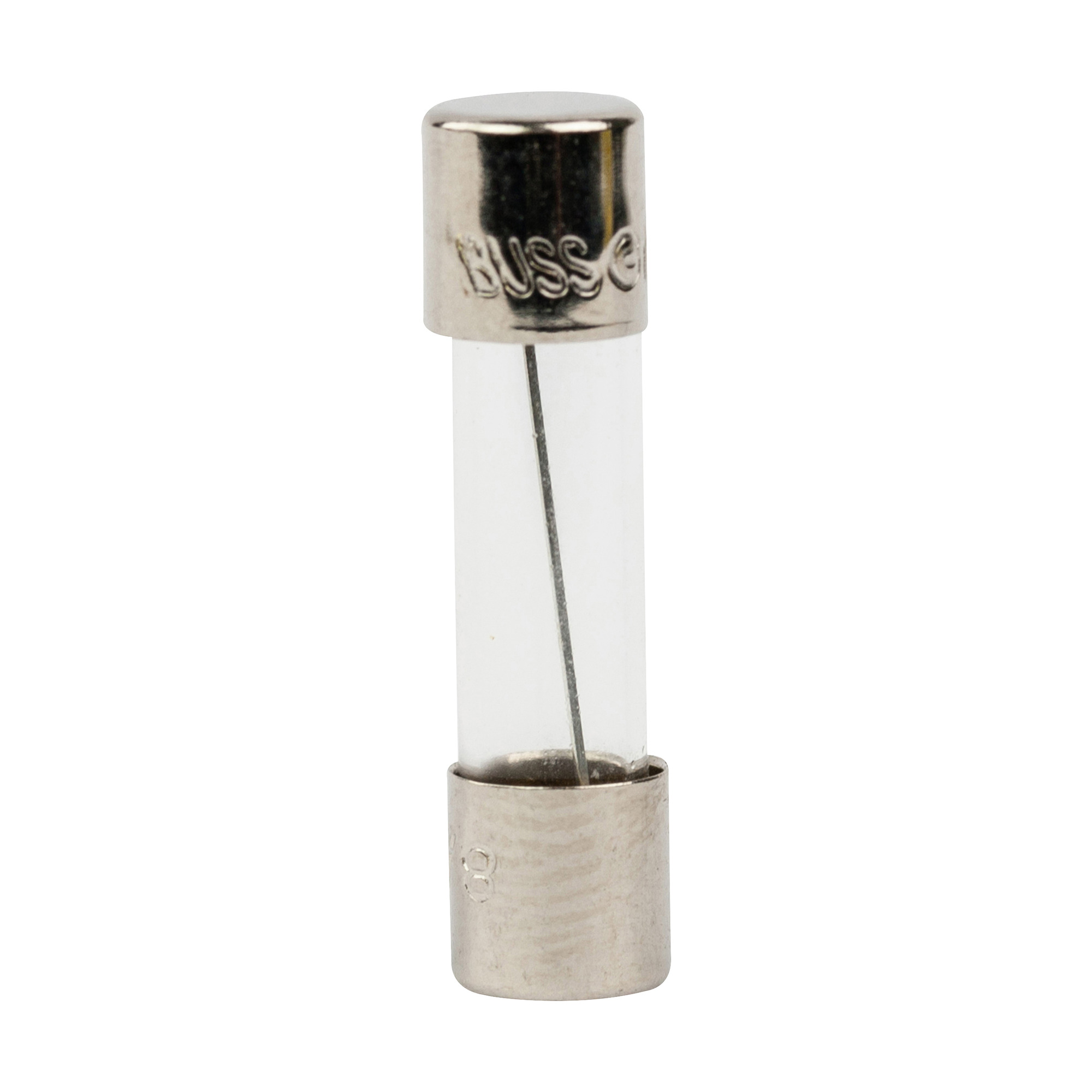 GMD-1-R Low Breaking Small Dimension Time Delay Fuse With Nickel Plated Brass End Caps, 1 A, 250 V AC, 35 A/10 kA Interrupt, Cylindrical Body