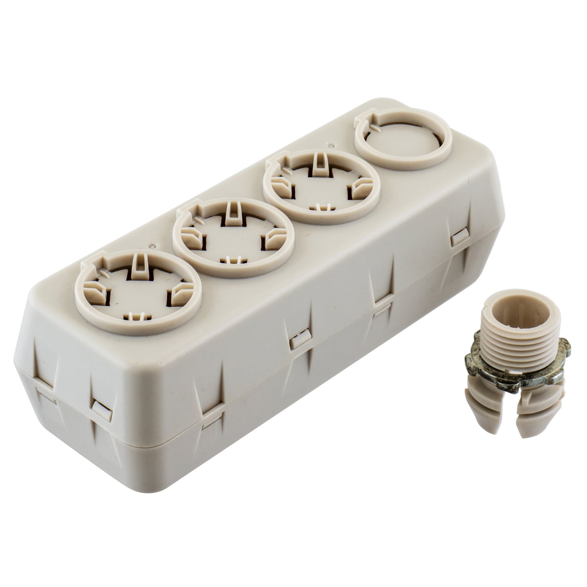 HMHBSA Mounting Extension Screw Mount Adapter Bracket, For Use With Occupancy Sensor and High Bay Fluorescent Fixture, Thermoplastic, White