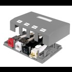HOUSING, SURFACE MOUNT,4 PORT,GY
