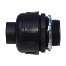 LT200NMBL LTNM Non-Metallic Straight Liquid Tight Conduit Connector, 2 in Trade, Nylon 6, Natural