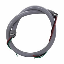 LTWHP50NM4 Liquid Tight Whip, 1/2 in Trade, 4 ft L, Nylon
