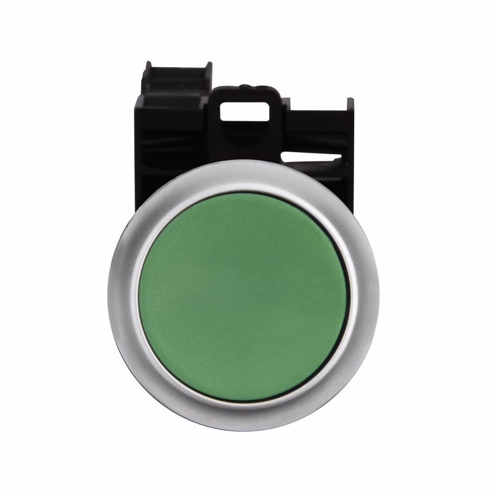 M22-D-G-K11-P Modular Non-Illuminated Pushbutton, 22.5 mm, 1NO-1NC Contact, Green