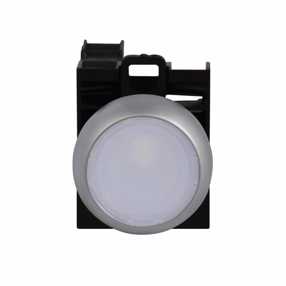 M22-DRL-W-K11-230W-P RMQ-Titan Modular Illuminated Pushbutton, 22.5 mm, 1NO-1NC Contact, White
