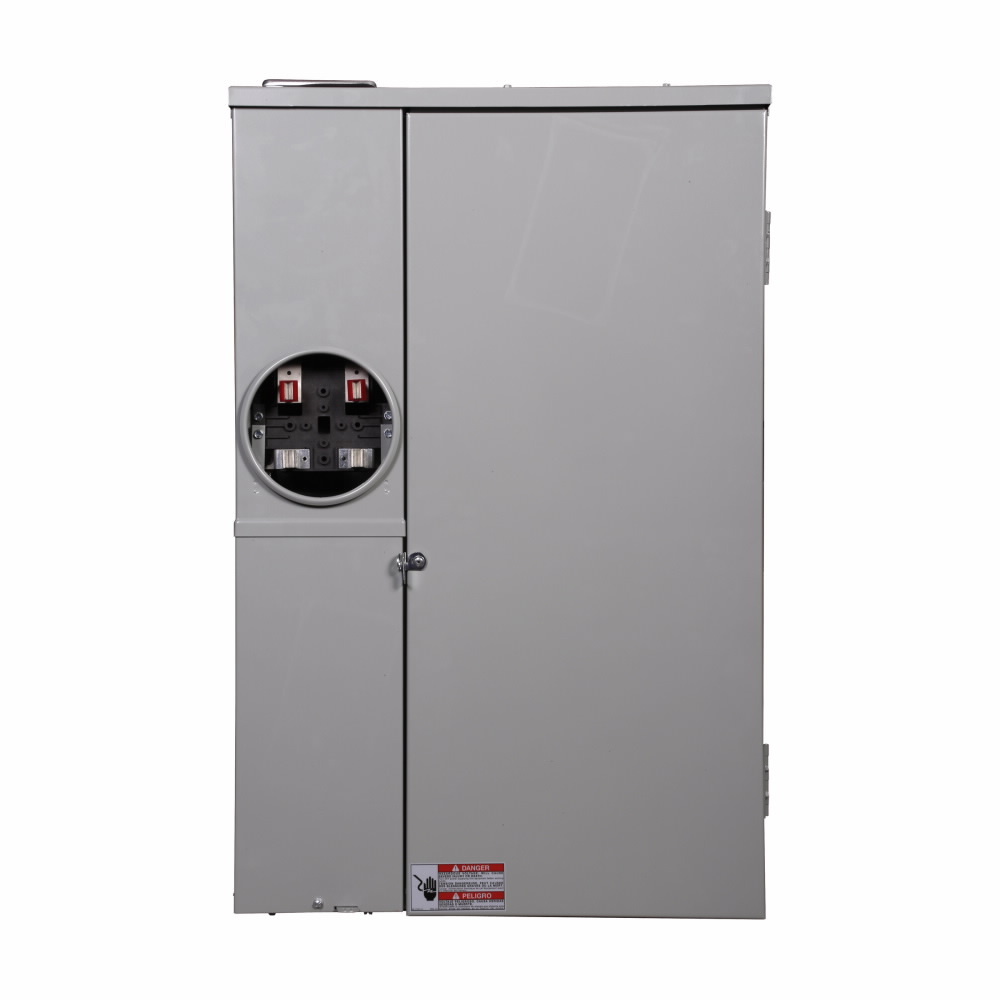 MBE4040B200TS 40-Circuit 40-Space Type BR Meter Breaker, 120/240 V AC, 200 A, 1 Phase, NEMA 3R Enclosure