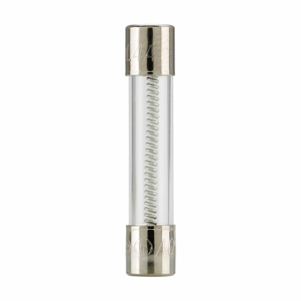 MDL-1-1/2-R Time Delay Fuse With Nickel Plated Brass End Caps, 1.5 A, 250 V AC, 100 A/10 kA Interrupt, Cylindrical Body