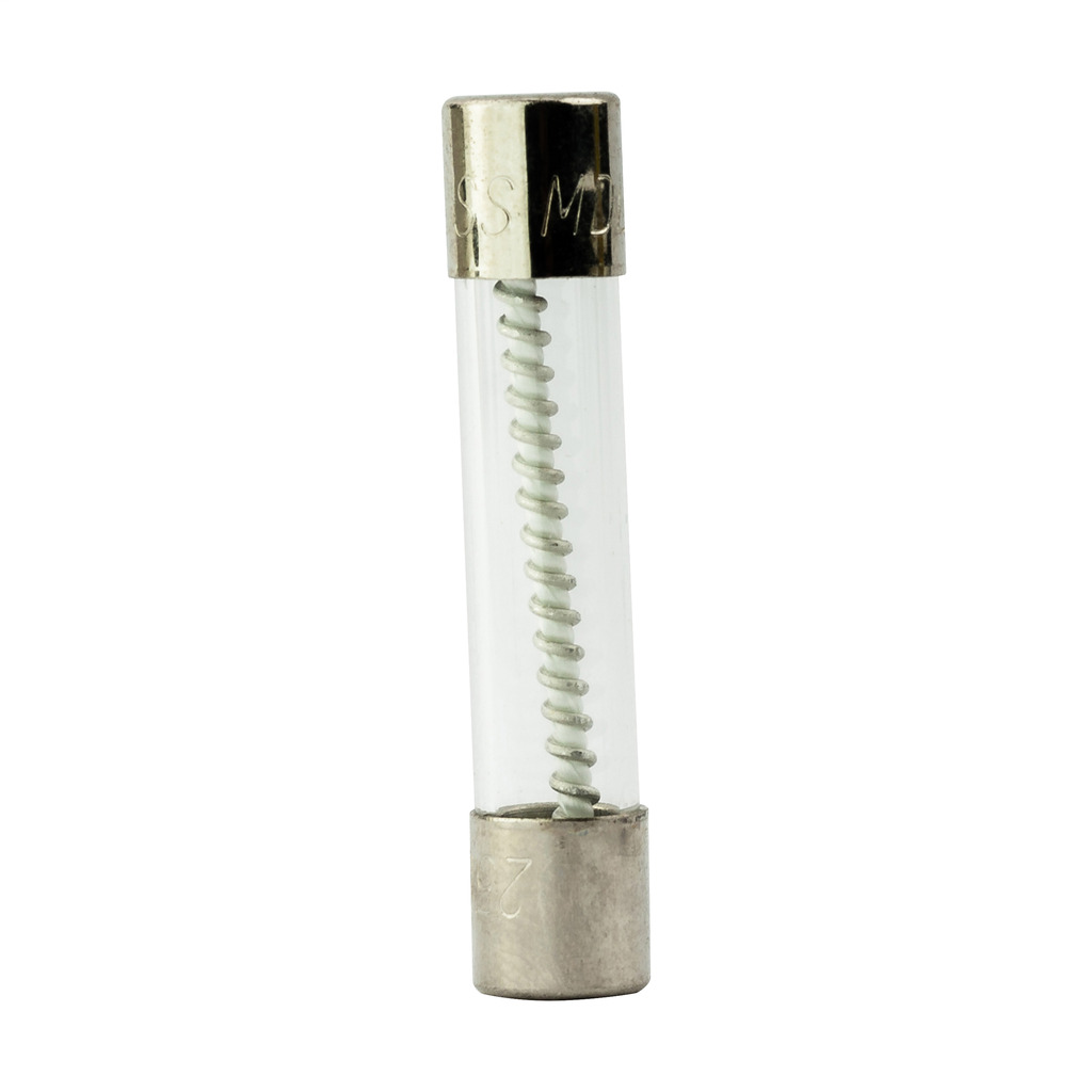 MDL-20-R MDL Time Delay Fuse With Nickel Plated Brass End Caps, 20 A, 32 V AC, 1 kA Interrupt, Cylindrical Body