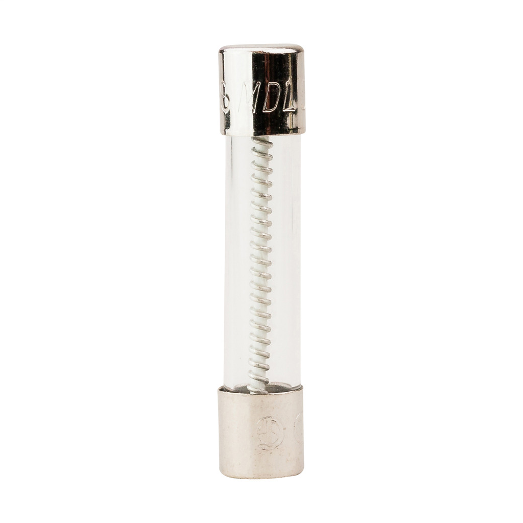 MDL-5-R Time Delay Fuse With Nickel Plated Brass End Caps, 5 A, 250 V AC, 200 A/10 kA Interrupt, Cylindrical Body