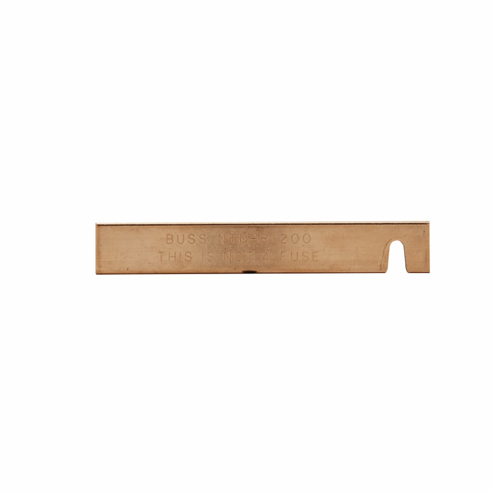 NTN-R-200 Neutral Dummy Fuse, 110 to 200 A, 250 V, Class: H/R, Cartridge Body