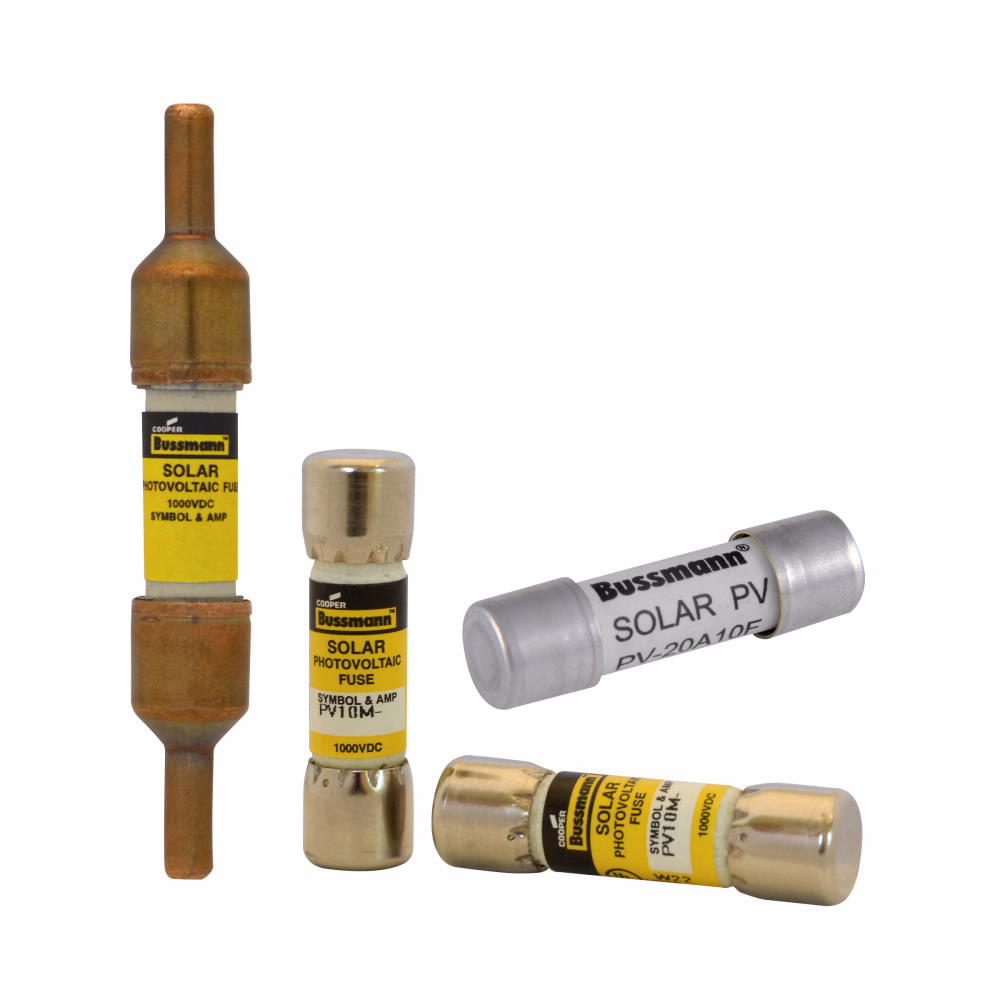 PV-3A10F High Speed Photovoltaic Fuse, 3 A, 1 kV AC, 50 kA Interrupt, Class: gPV