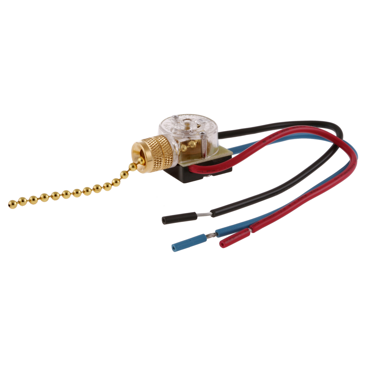RL120 RL Series 2-Circuit L1/L2/L1+L2/Off Pull Chain Switch, 125 V AC, 6 A, 750 W