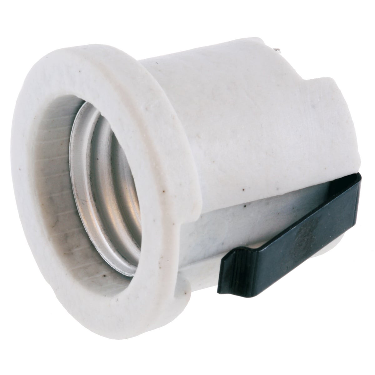 RL158 Keyless Low Profile Straight Incandescent Lamp Holder, 660 W Lamp, 250 VAC, 2.64 A, E26 Lamp Base