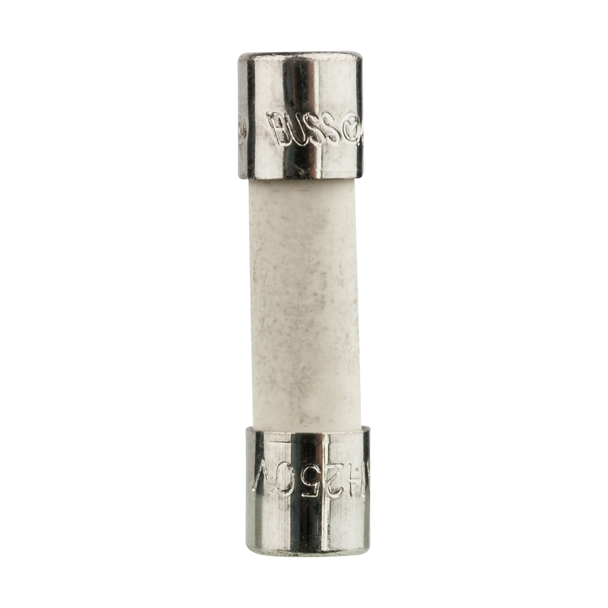 S505-5-R High Breaking Time Delay Fuse With Nickel Plated Brass End Caps, 5 A, 250 V AC, 1.5 kA, Cylindrical Body