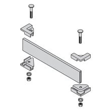 SB210524YZ Runway Termination Kit, For Use With Cable Runway, Steel, Yellow