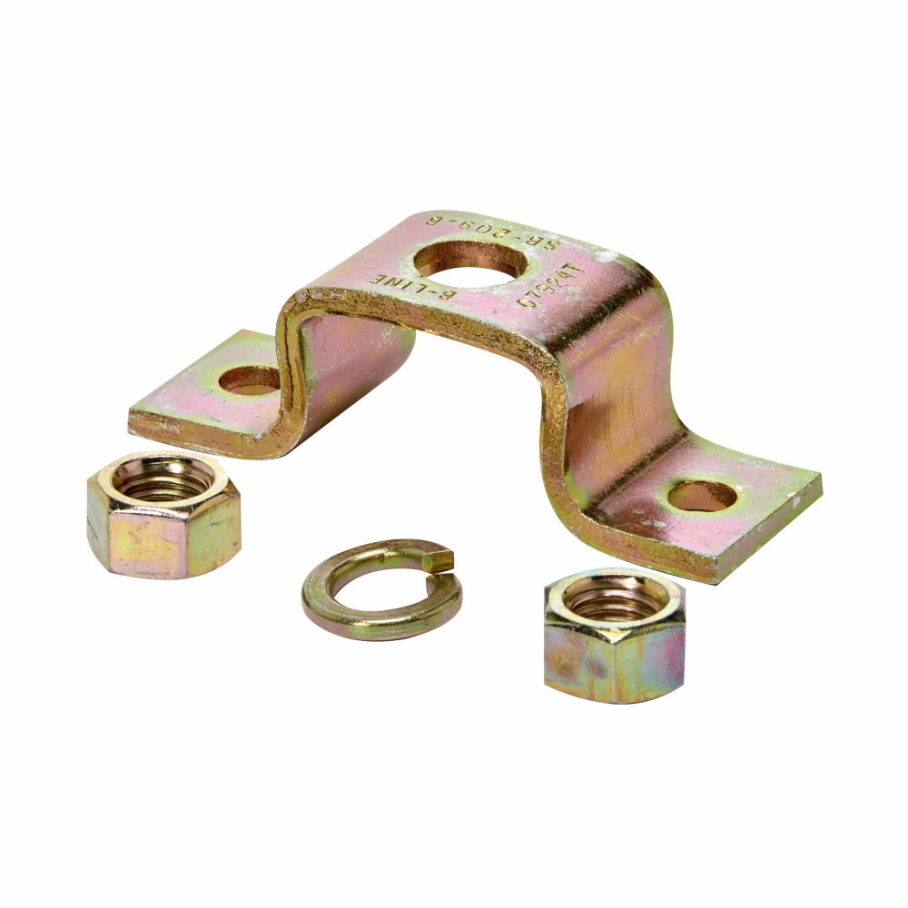 SB2215BYZ Ceiling Hanger Bracket Kit, For Use With Auxiliary Support, 7/16 in Dia Mounting Hole, Steel, Yellow