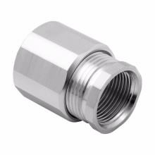 192SS 3-Piece Conduit Coupling, 1-1/4 in, For Use With Rigid/IMC Conduit, Malleable Iron, Mechanically Galvanized
