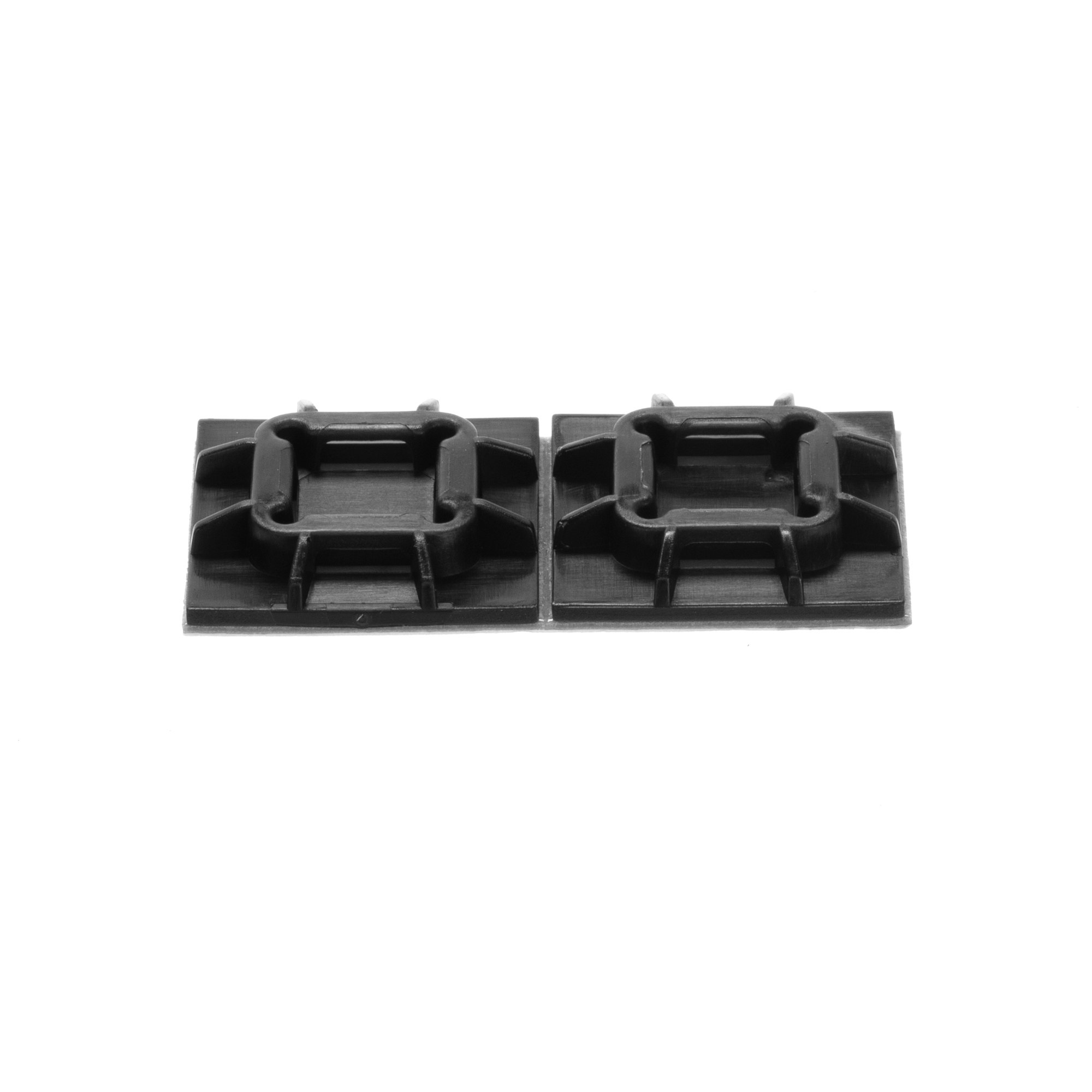 SGABM20-AV-C300 Super-Grip Heat Stabilized Cable Tie Mount, 4-Way, Rubber Adhesive Tape Mount, 0.48 in W Tie, Nylon 6.6, Black