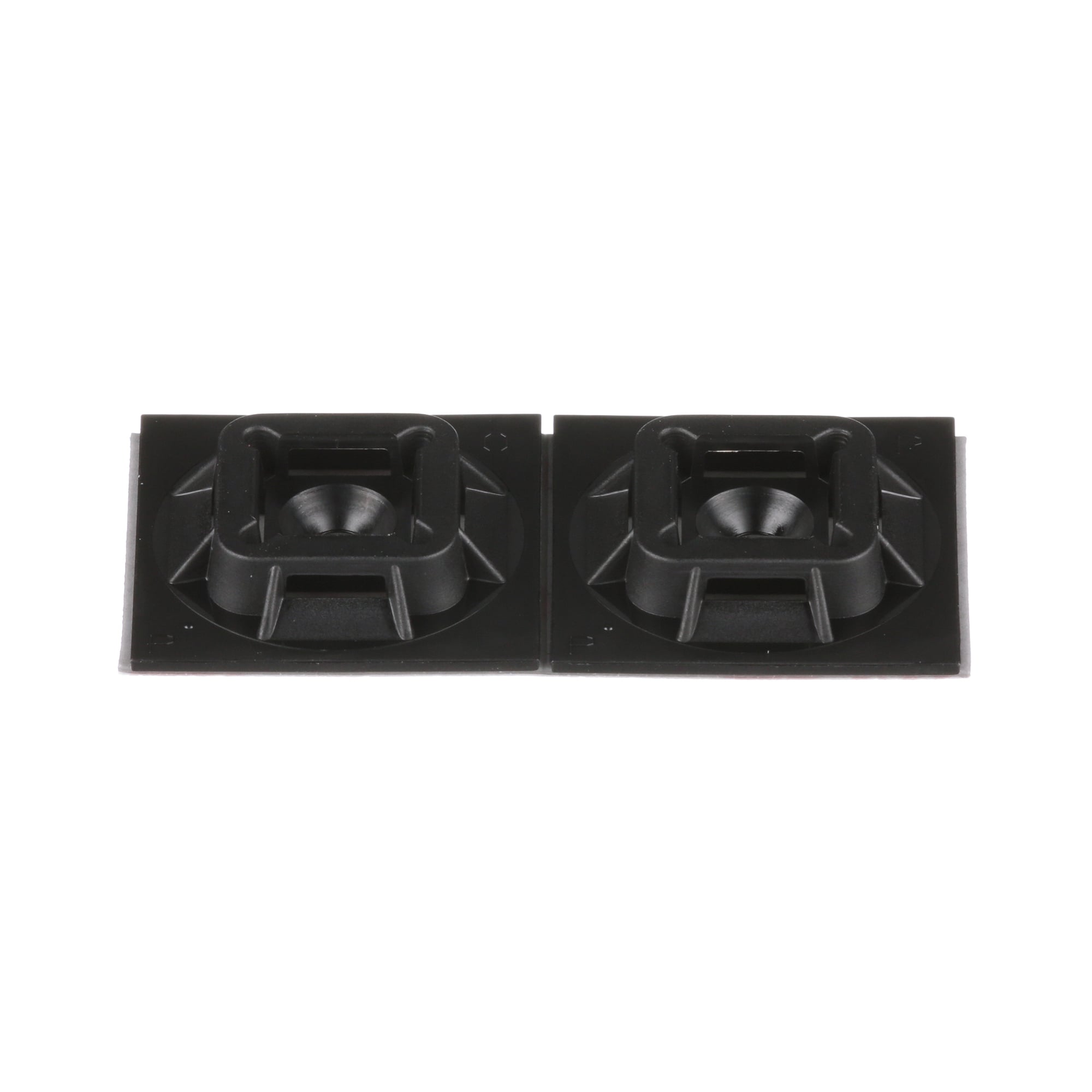 SGABM25-AV-C300 Super-Grip Heat Stabilized Cable Tie Mount, 4-Way, Rubber Adhesive Tape Mount, 0.61 in W Tie, Nylon 6.6, Black