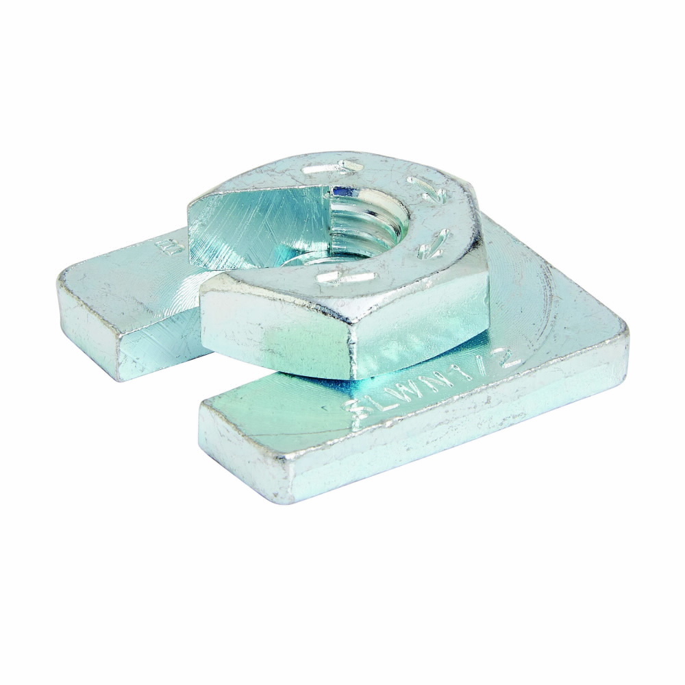 Buzznut SLWN1/2ZN Locknut Washer, 1/2-13 Thread, 1350 lb Load Capacity, 6 ft-lb Torque, Steel