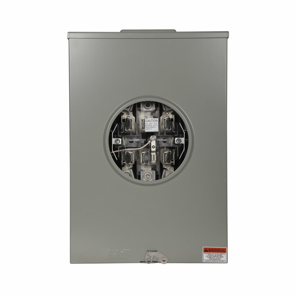 UTE7213UFLCH 200 Amp, Meter Socket, 7 Term, OH, UG, Hub Cover Plate, Lever Bypass