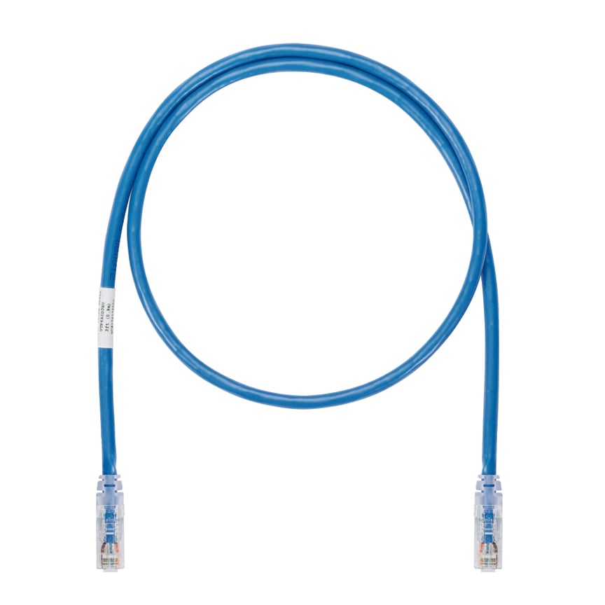 CU Patch Crd,Cat 6A,SD,15ft,BU