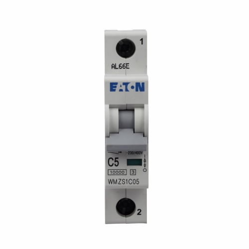 WMZS1C05 Miniature Circuit Breaker, 5 Amp, 1 Pole, 277/480V