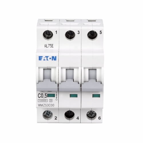 WMZS3C08 Miniature Circuit Breaker, 8 Amp, 3 Pole, 277/480V