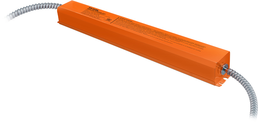 DRI-25-EMGR-DC Emergency Driver, For Use With 2 in Downlight, Gimbal, Edge-Lit Wafer, Field Adjustable Edge-Lit Wafer, Disk/Edge-Lit Surface Mount, Performance Downlight and Field Adjustable Performance Downlight, Galvanized Steel