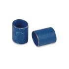 Two Piece Outer Sleeve Connector for Hexagonal Range, Length 6.4mm, Inner Diameter 3.25mm, Outer Diameter 3.86mm, Color Blue, Soft Bronze, Tin Plated
