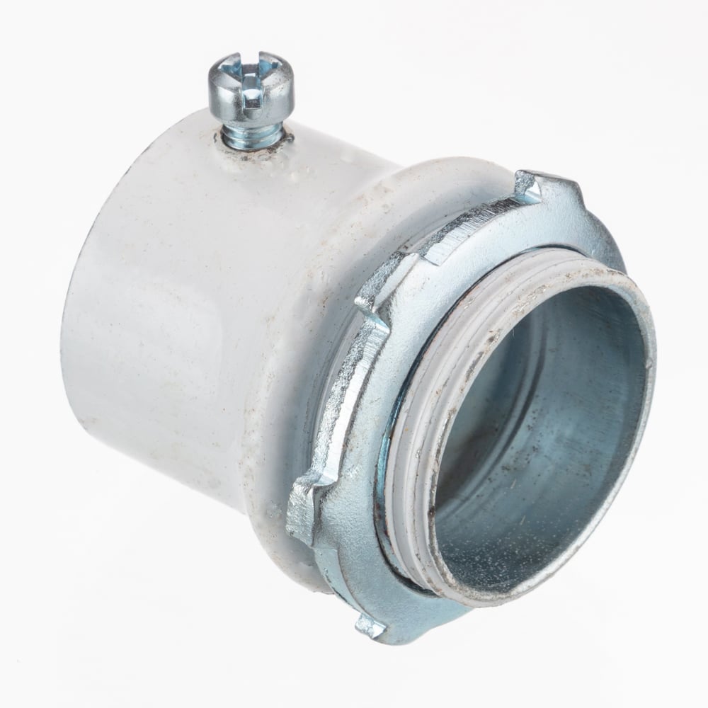 230-SW Bridgeport Color Coded Concretetight Set Screw Connector, 1/2 in Trade, For Use With EMT Conduit to Box or Enclosure, Steel, Painted