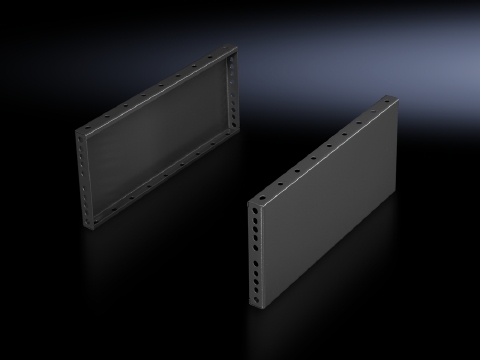 8602080 Side Base/Plinth Trim Panel, For Use With TS, SE, CM, TP, PC, IW, TS IT Series 31 in D Enclosure, Carbon Steel, Umbra Gray