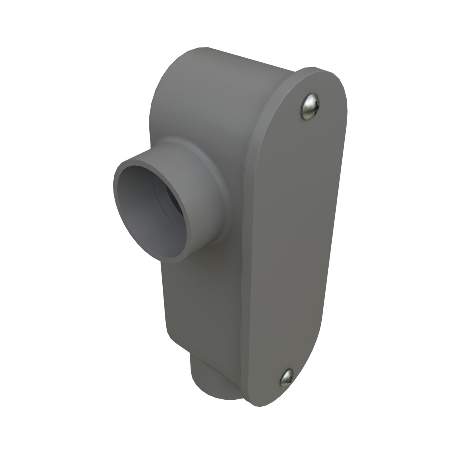 59226 Type LL Straight Conduit Body, 2-1/2 in Hub, PVC