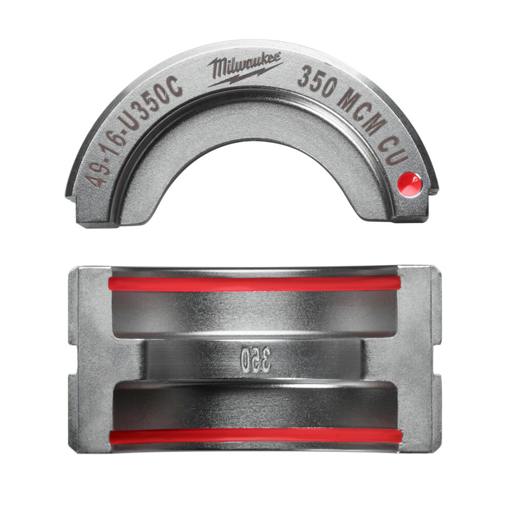 49-16-U350C M18 Force Logic U-Style Crimping Tool Die, 350 kcmil Copper Cable, Aluminum