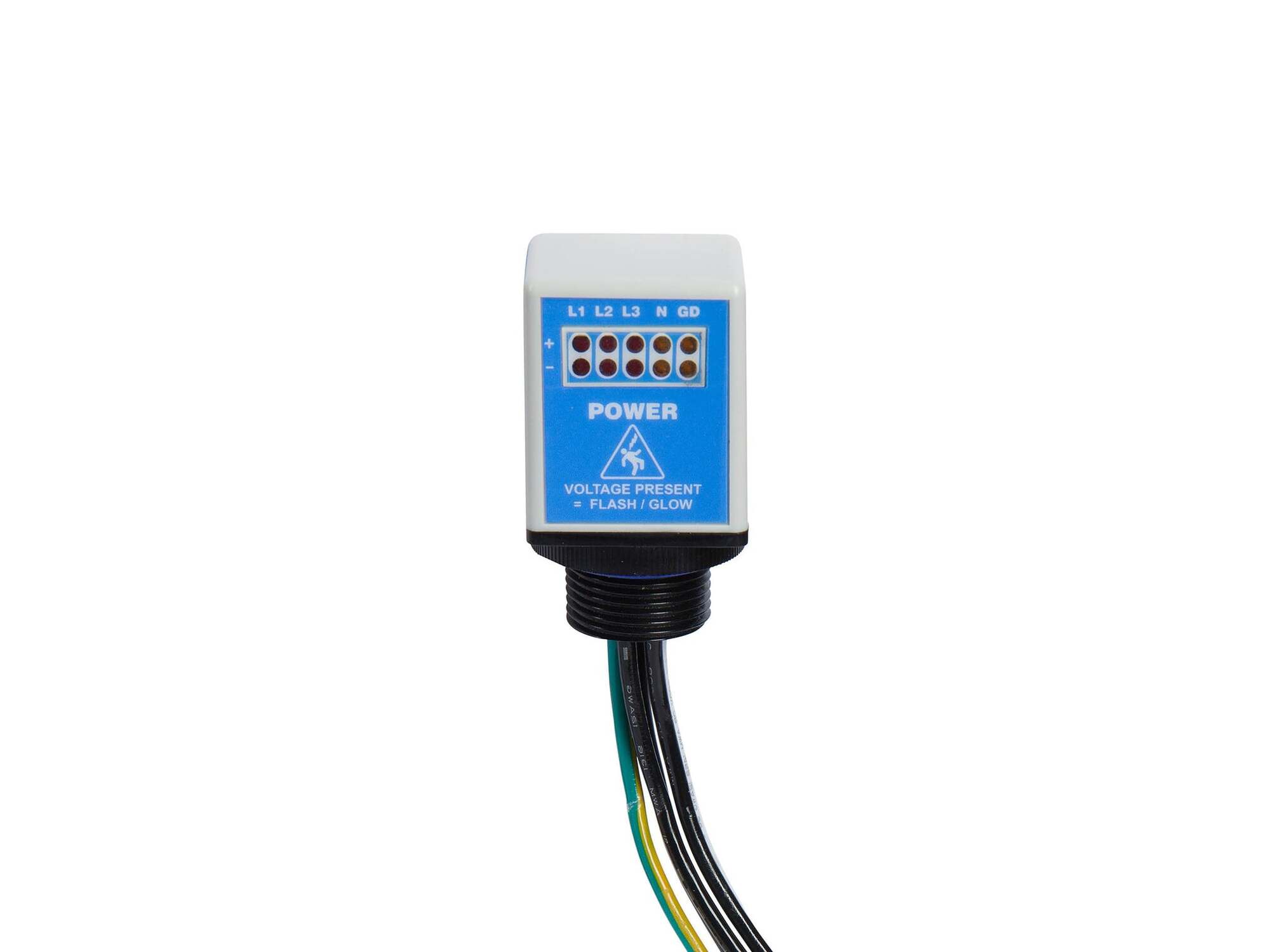 5-Wire Flex Mount Voltage Indicator with Flashing LEDs