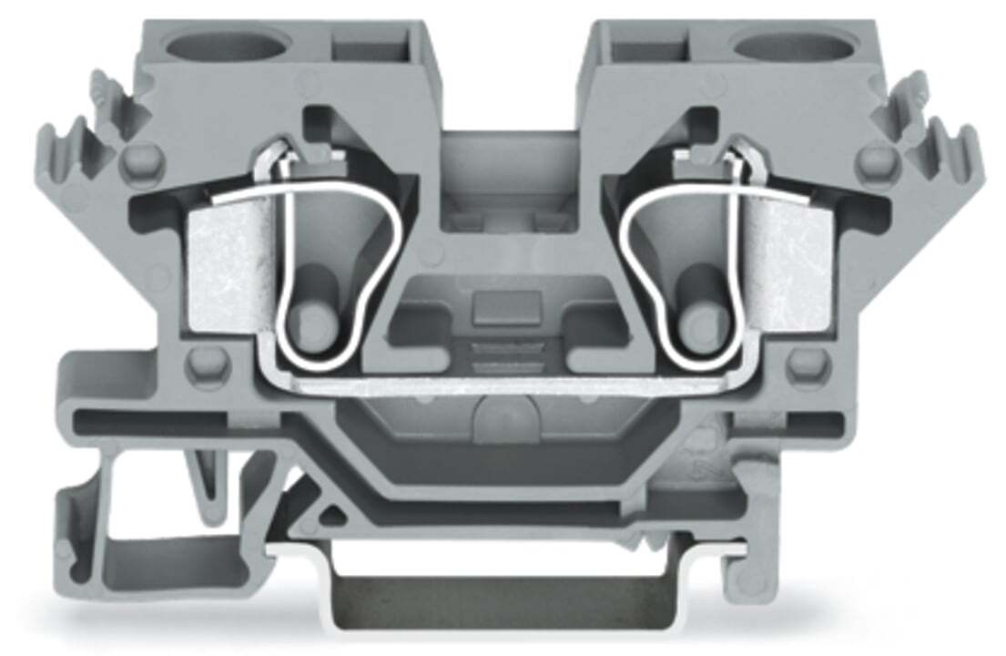 284-601 Operating Tool Conductor Terminal Block, 800 V, 57 A, 24 to 8 AWG Wire, 1 Poles, DIN Rail Mount