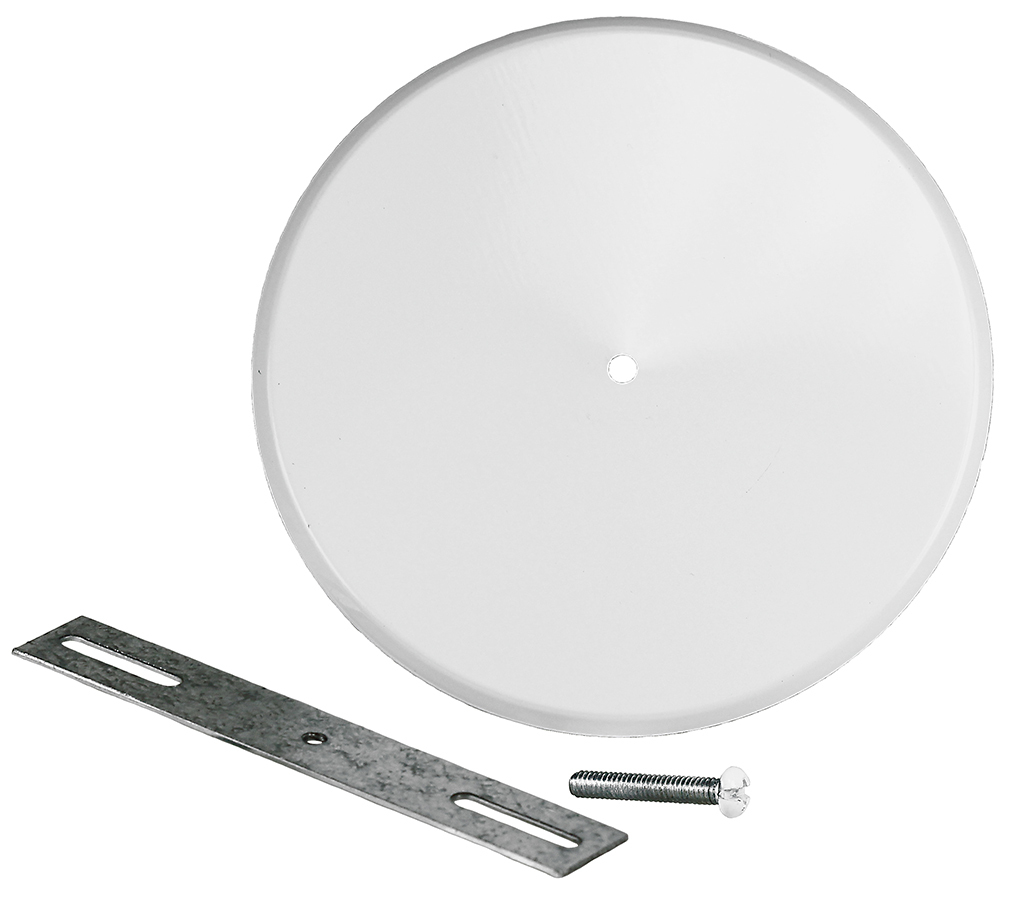 CP5 Universal Ceiling Cover Plate, 1-1/4 in Dia, Steel