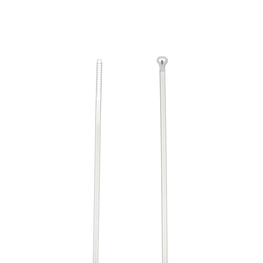 TY25M Ty-Rap High Performance Standard Cable Tie, 7.31 in L x 0.184 in W x 0.043 in THK, Nylon/Polyamide 6.6, Natural