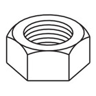 Eaton B-Line series hex nut, 0.75" H x 0.65" L x 0.5620" W, Steel, Electro-plated