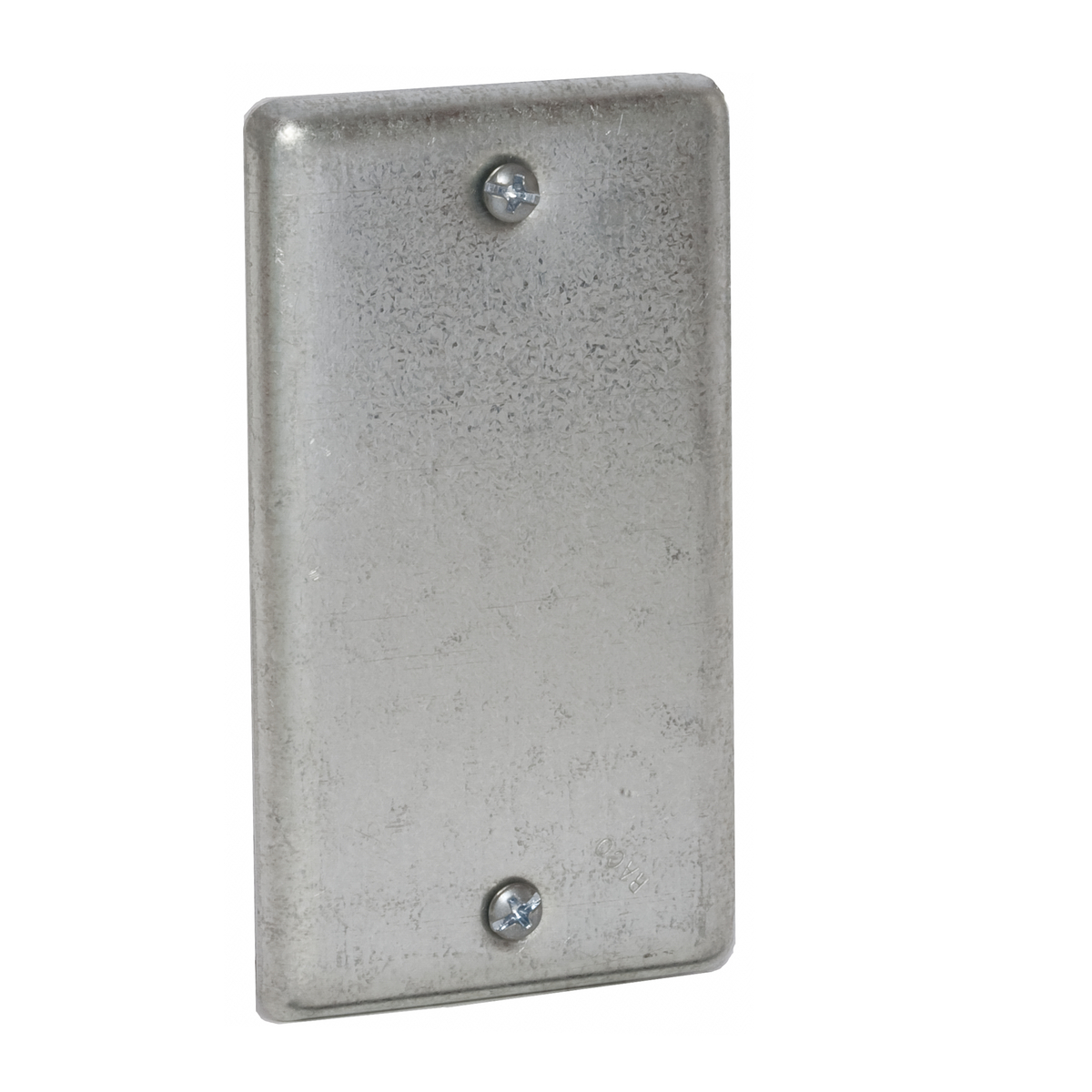 860 Blank Flat Handy Box Cover, 4-3/16 in L x 2-5/16 in W x 0.13 in D, Steel