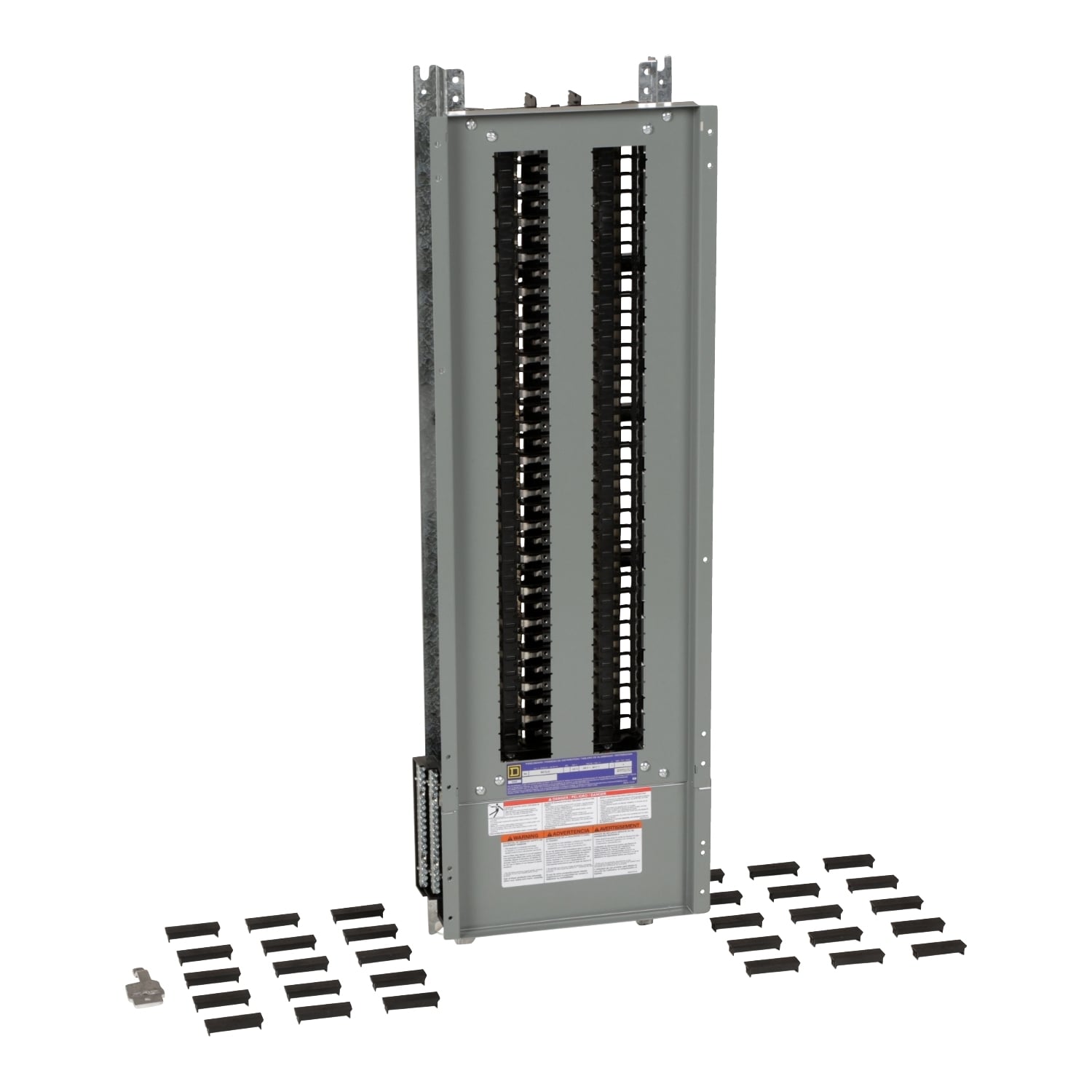 NQ72L2 1-Phase Panelboard Interior, 240 VAC, 48 VDC, 225 A, 72 Spaces