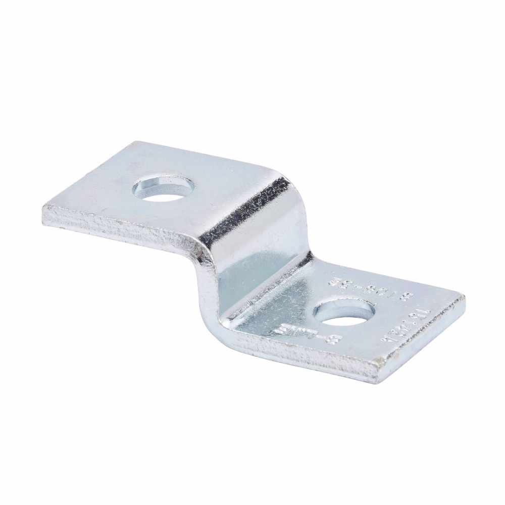 B106-52ZN Z-Support, 2 Holes, 3-1/2 in L, For Use With B52 Series Channel, Steel